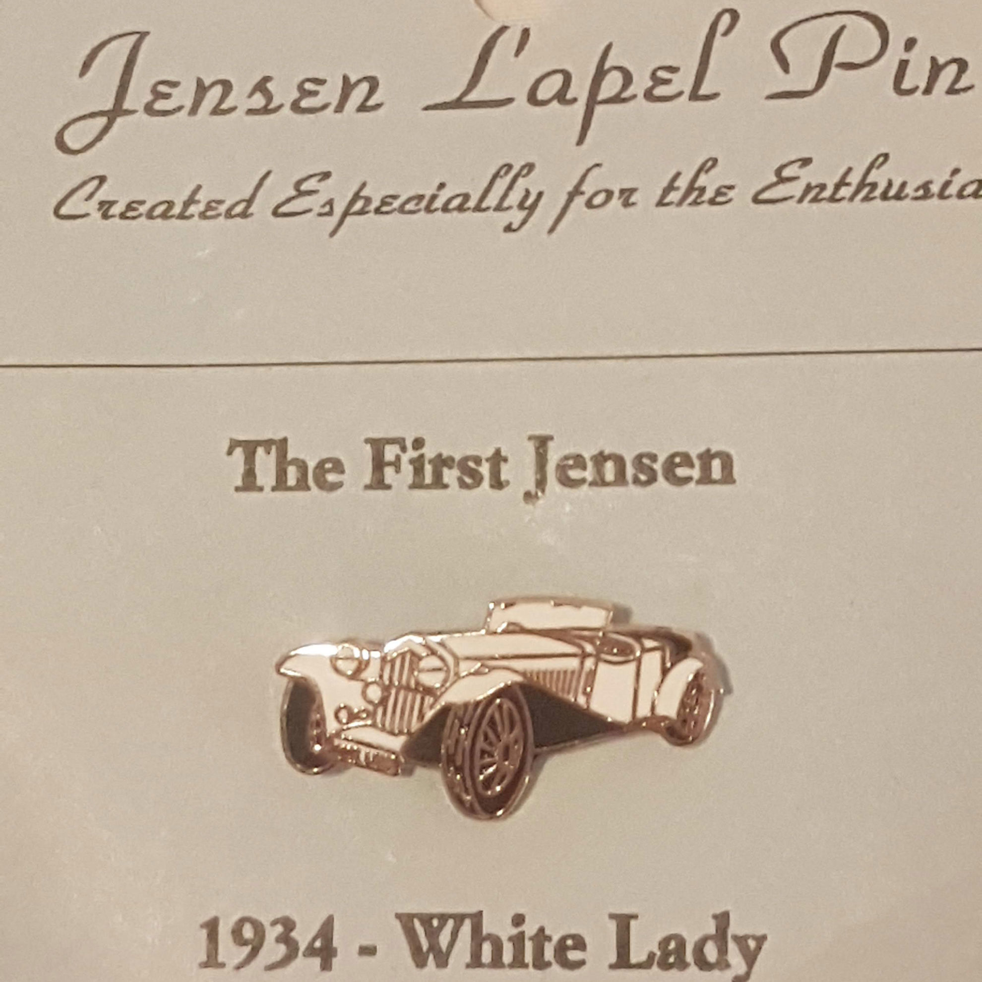 Jensen Car Club Australia Shop. Lapel Pins