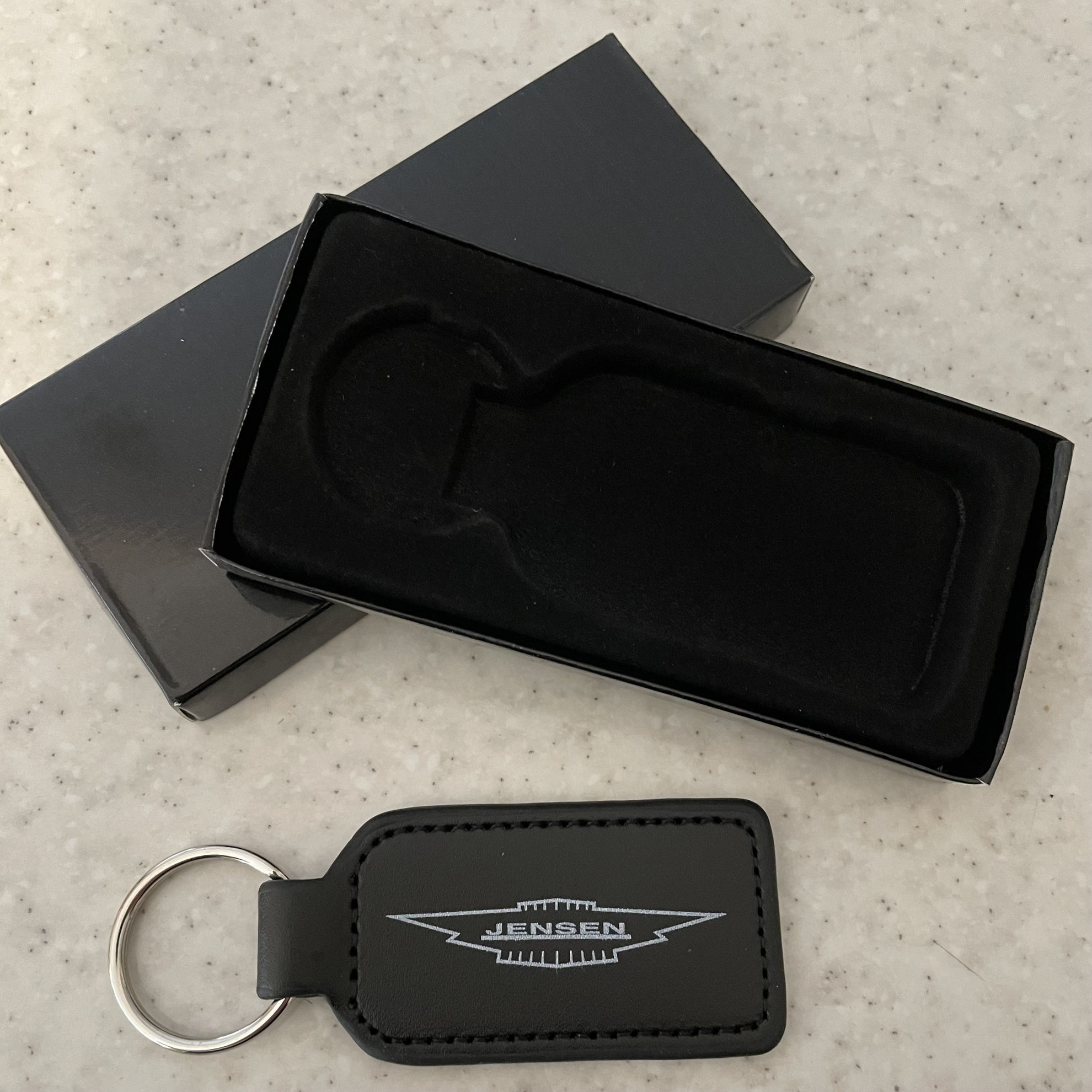 Jensen Car Club Australia Shop. Key Fob - Leather